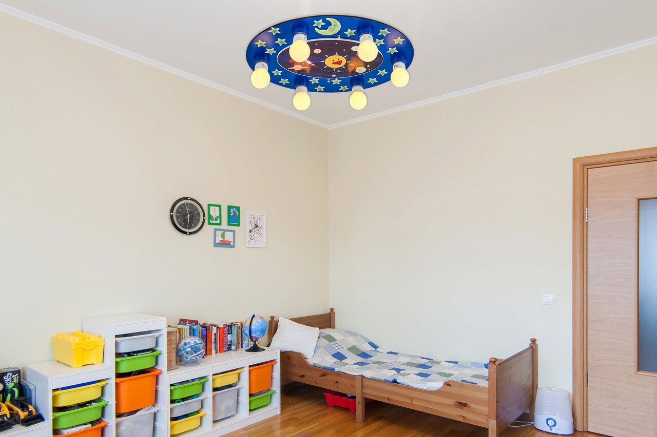 Lustra, Opviq, 414LRC1548, Albastru - imagine 3